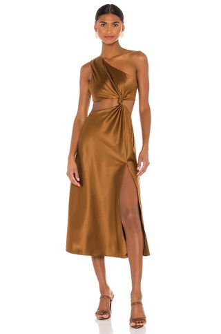 Lpa + Imani Dress in Brown