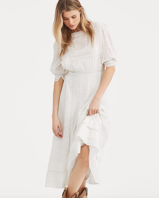 Polo Ralph Lauren + Cotton Voile Midi Dress