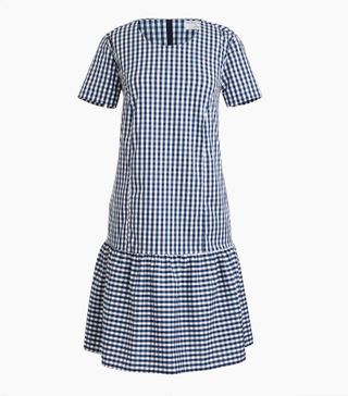 Universal Standard for J.Crew + Poplin Drop-Waist Dress