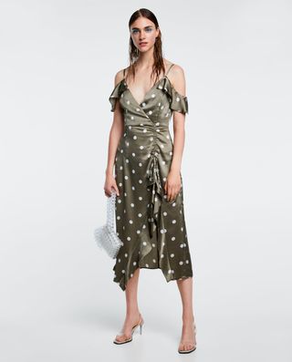 Zara + Polka-Dot Dress