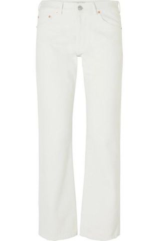 Balenciaga + High-Rise Straight-Leg Jeans