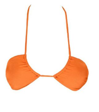 Monica Hansen Beachwear + California Dreaming Orange Halter Top