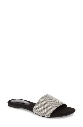 Jeffrey Campbell + Sparque Embellished Slide Sandals