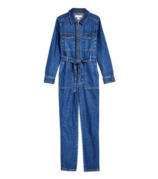 Topshop + Petite Denim Utility Boiler Suit