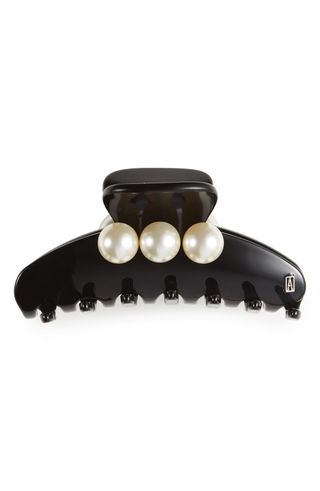 Alexandre de Paris + Imitation Pearl Embellished Hair Clip