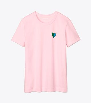 Tory Burch + Vintage Cotton Heart T-Shirt