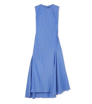 Ellery + Nightwood Striped Cotton Midi Dress