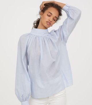 H&M + Balloon Sleeve Blouse