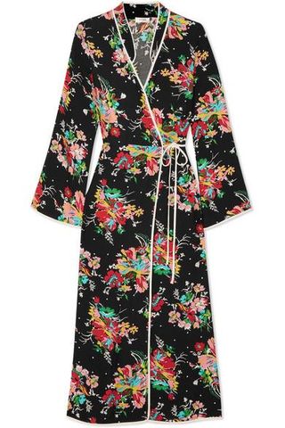 Rixo London + Cindy Printed Crepe Wrap Dress