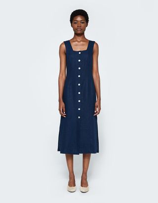 Paloma Wool + Flipo Linen Button Front Dress