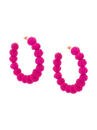 Carolina Herrera + Raffia Beads Earrings