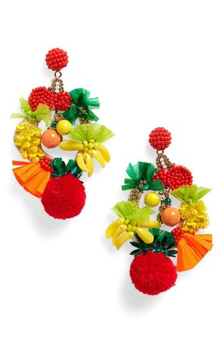 J.Crew + Fruit Bowl Earrings