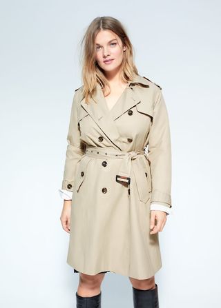 Violeta + Classic Cotton Trench Coat