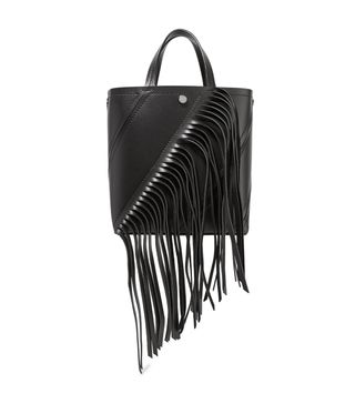 Proenza Schouler + Hex Small Fringed Paneled Leather Tote