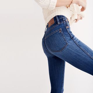Madewell + 10” High-Rise Skinny Jeans in Danny Wash: Tencel Edition