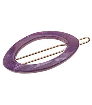 Frances Luxe + Narrow Oval Tige Boule Barrette