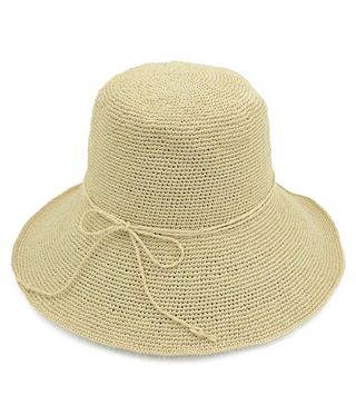 Melesh + Bucket Hats Summer Beach Sun Straw Hat