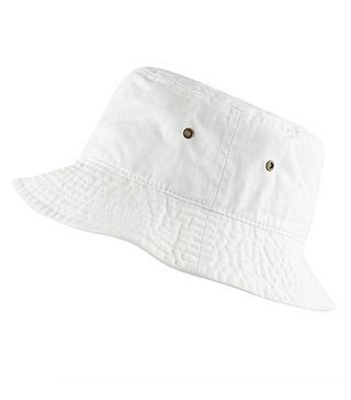 Hat Depot + Unisex 100% Cotton Packable Summer Travel Bucket Hat