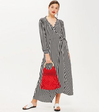 Topshop + Stripe Shirt Dress