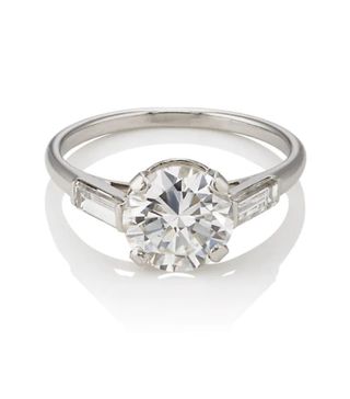 Stephanie Windsor Antiques + White-Diamond Ring