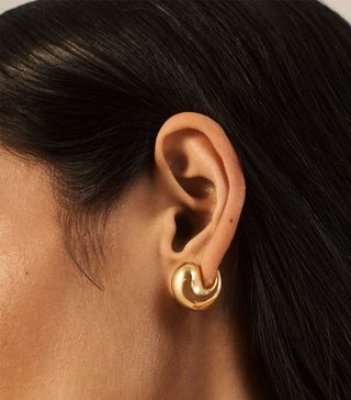 Monica Vinader + Gold Vermeil Nura Wrap Earrings