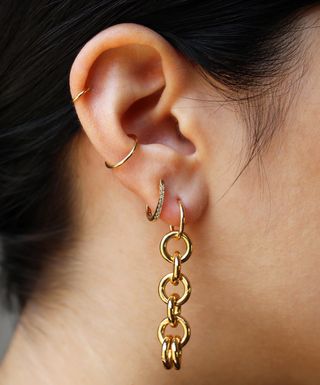 Ventrone Chronicles + Stella Gold Hoop Earrings
