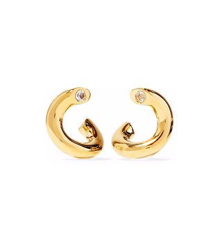 Elizabeth and James + Gold-Tone Crystal Earrings