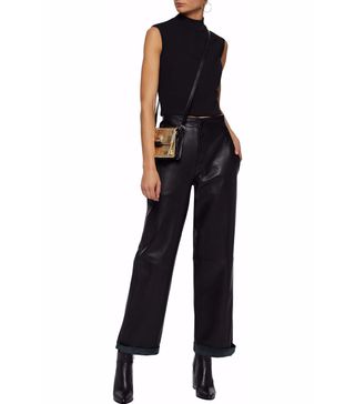 McQ Alexander McQueen + Cropped Cady Top