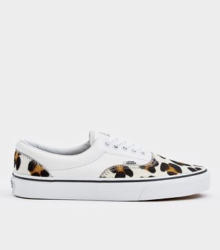 Vans + Era Sneakers in Leopard/True White