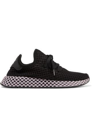 Adidas Originals + Deerupt Runner Suede-Trimmed Mesh Sneakers