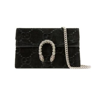 Gucci + Dionysus GG Velvet Super Mini Bag