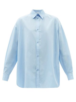 Raey + Organic-Cotton Long-Sleeve Shirt