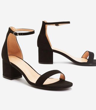 Nasty Gal + On the Low Down Heeled Sandal