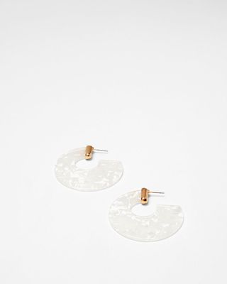 Express + Resin Hoop Earrings