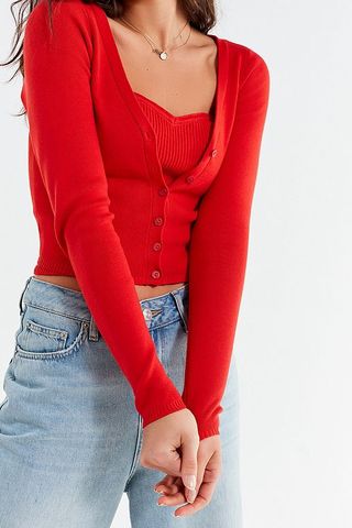 Urban Outfitters + Cindy Cropped Cardigan