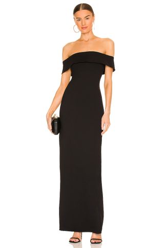 Lovers and Friends + Galleria Gown in Black