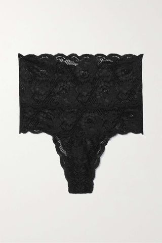 Cosabella + Never Say Never Stretch-Lace Briefs