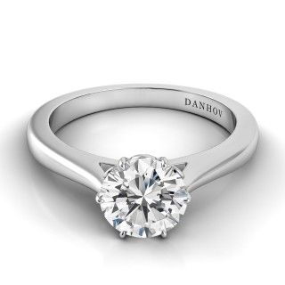Danhov + Classico Solitaire Engagement Ring Setting