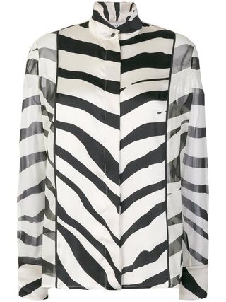 Lanvin + Zebra Print Shirt