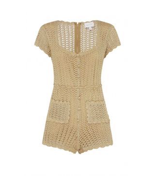 Alice McCall + Hot Like Fire Playsuit Gold