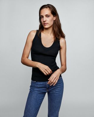 Zara + Minimal Collection Knit Tank Top