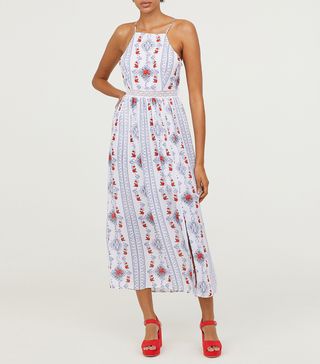 H&M + Patterned Maxi Dress