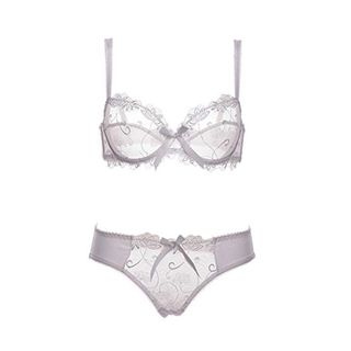 Varsbaby + Lace Unlined Balconette Bra and Panty Set