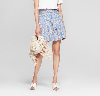 Who What Wear x Target + Paperbag Mini Skirt