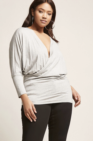 Forever 21 + Surplice-Front Tunic