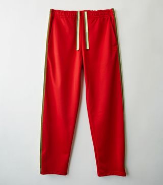 Acne Studios + Norwich Face Red/Green Track Pants