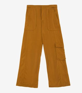 Zara + Loose Fit Cargo Trousers