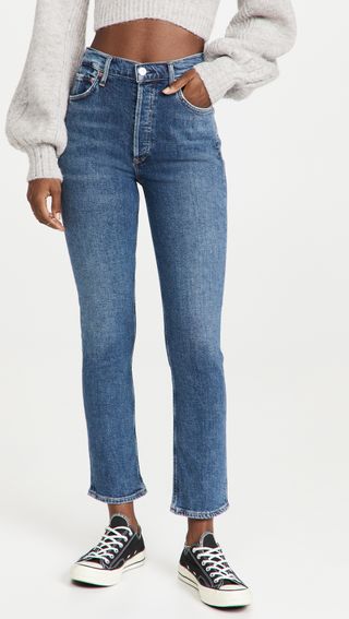 Citizens of Humanity + Charlotte High Rise Straight Jeans |