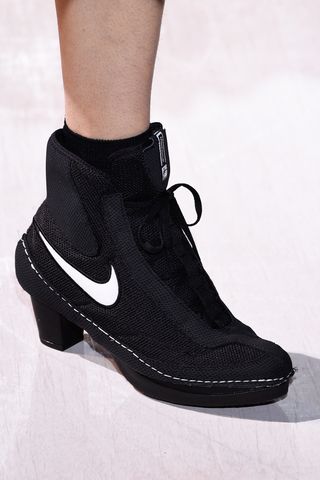 See Nike x Comme des Garcons High Heel Sneakers Who What Wear