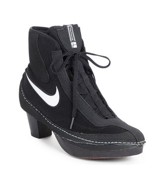 Comme des Garçons x Nike + Heeled Booties in Black